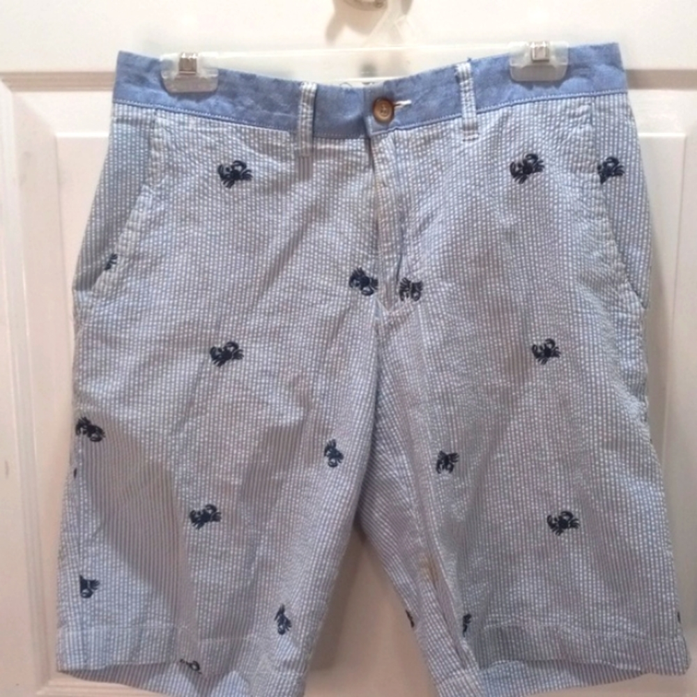 Tommy Hilfinger Sear Sucker  Crab Shorts Size 30